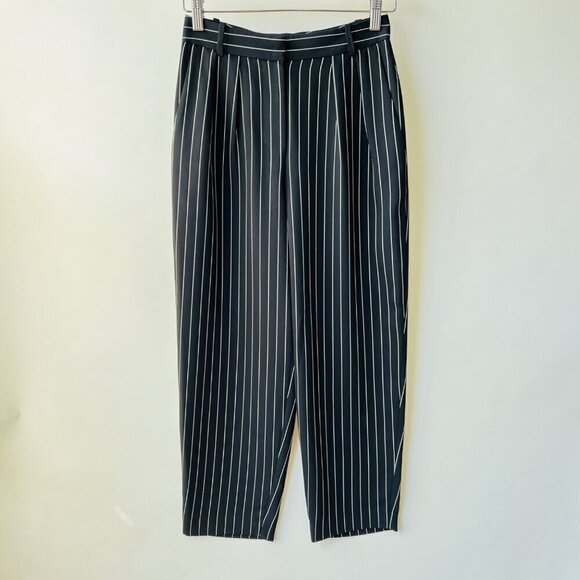 Babaton Modesto pants, black white striped, Size 2 - Picture 3 of 11
